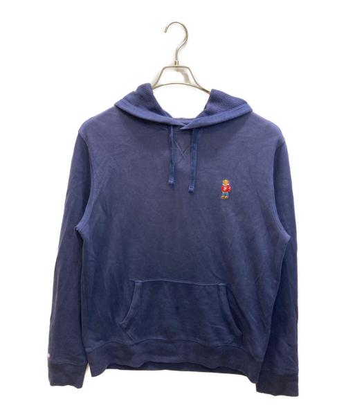 POLO RALPH LAUREN（ポロ・ラルフローレン）POLO RALPH LAUREN (ポロ・ラルフローレン) ポロベア刺繍 プルオーバーパーカー ネイビー サイズ:SIZE Lの古着・服飾アイテム