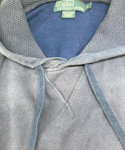 POLO RALPH LAUREN（ポロ・ラルフローレン）POLO RALPH LAUREN (ポロ・ラルフローレン) ポロベア刺繍 プルオーバーパーカー ネイビー サイズ:SIZE Lの古着・服飾アイテム