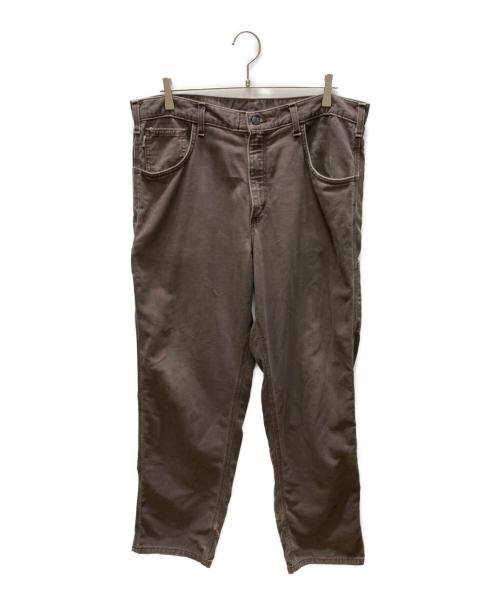 CarHartt（カーハート）CarHartt (カーハート) Loose fit ダック ワークパンツ ブラウン サイズ:36×32の古着・服飾アイテム