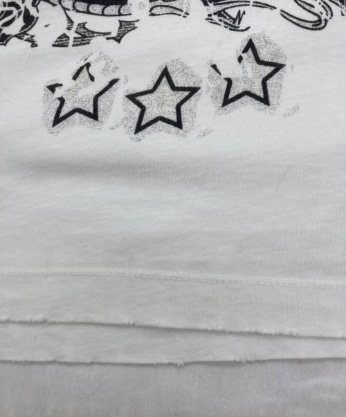 PIERRE BALMAIN（ピエール バルマン）PIERRE BALMAIN (ピエール バルマン) プリントTシャツ ホワイト サイズ:Mの古着・服飾アイテム