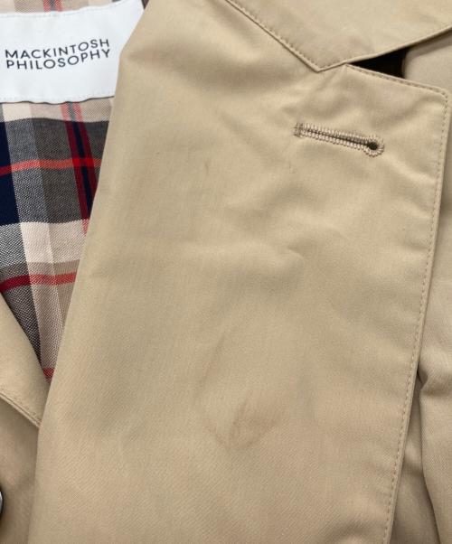MACKINTOSH PHILOSOPHY（マッキントッシュ フィロソフィー）MACKINTOSH PHILOSOPHY (マッキントッシュ フィロソフィー) レインウェザークロス DOVER ショートコート ベージュ サイズ:36の古着・服飾アイテム