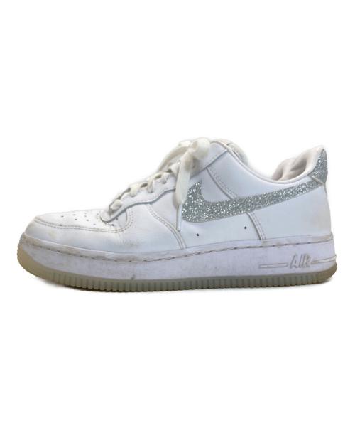 NIKE（ナイキ）NIKE (ナイキ) Air Force 1 Low '07 LX Glitter Swoosh ホワイト サイズ:SIZE 23.5cmの古着・服飾アイテム