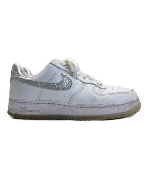 NIKE（ナイキ）NIKE (ナイキ) Air Force 1 Low '07 LX Glitter Swoosh ホワイト サイズ:SIZE 23.5cmの古着・服飾アイテム