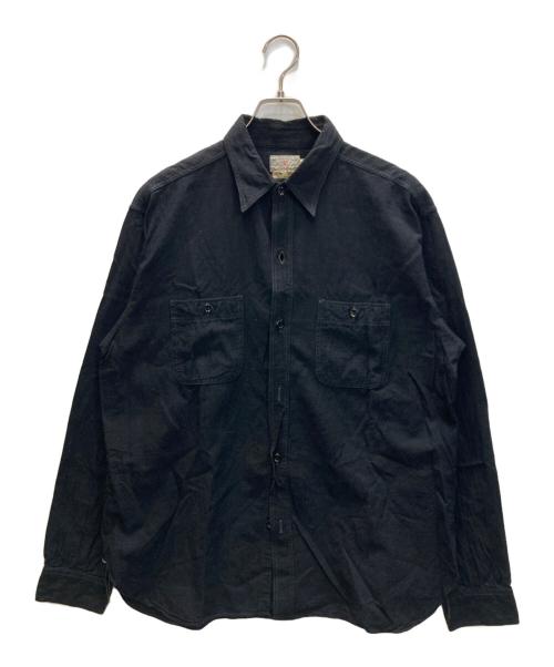 BUZZ RICKSON'S（バズリクソンズ）BUZZ RICKSON'S (バズリクソンズ) LACK CHAMBRAY WORK SHIRTS ブラックシャンブレーワークシャツ ブラック サイズ:17の古着・服飾アイテム