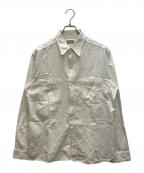 BUZZ RICKSON'Sバズリクソンズ）の古着「WHITE CHAMBRAY WORK SHIRT ホワイトシャンブレワークシャツ」｜ホワイト