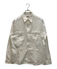 BUZZ RICKSON'S（バズリクソンズ）の古着「WHITE CHAMBRAY WORK SHIRT ホワイトシャンブレワークシャツ」｜ホワイト