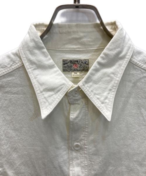 BUZZ RICKSON'S（バズリクソンズ）BUZZ RICKSON'S (バズリクソンズ) WHITE CHAMBRAY WORK SHIRT ホワイトシャンブレワークシャツ ホワイト サイズ:17の古着・服飾アイテム