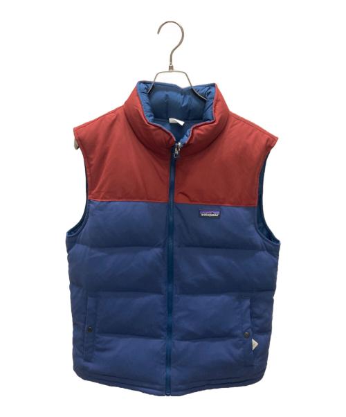 Patagonia（パタゴニア）Patagonia (パタゴニア) Reversible Bivy Down Vest ネイビー×レッド サイズ:Mの古着・服飾アイテム