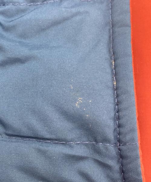 Patagonia（パタゴニア）Patagonia (パタゴニア) Reversible Bivy Down Vest ネイビー×レッド サイズ:Mの古着・服飾アイテム