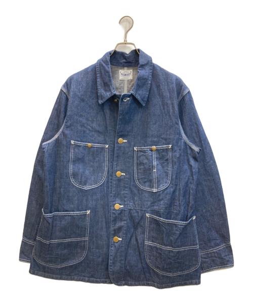 JELADO（ジェラード）JELADO (ジェラード) LAST RESORT 10.5oz デニムカバーオール インディゴ サイズ:Lの古着・服飾アイテム