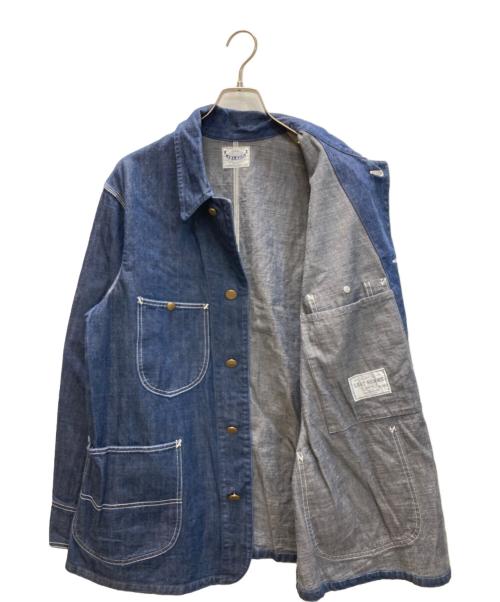 JELADO（ジェラード）JELADO (ジェラード) LAST RESORT 10.5oz デニムカバーオール インディゴ サイズ:Lの古着・服飾アイテム