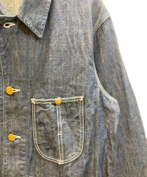 JELADO（ジェラード）JELADO (ジェラード) LAST RESORT 10.5oz デニムカバーオール インディゴ サイズ:Lの古着・服飾アイテム