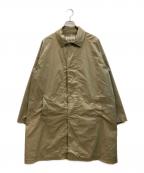 REMI RELIEF×BEAMS PLUSレミレリーフ×ビームスプラス）の古着「別注 Balmacaan Coat  ステンカラーコート」｜ベージュ