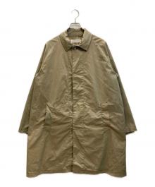 REMI RELIEF×BEAMS PLUS（レミレリーフ×ビームスプラス）の古着「別注 Balmacaan Coat  ステンカラーコート」｜ベージュ