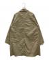 REMI RELIEF (レミレリーフ) BEAMS PLUS (ビームスプラス) 別注 Balmacaan Coat  ステンカラーコート ベージュ サイズ:SIZE L：8000円