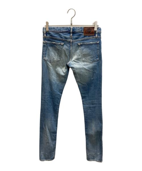 Hysteric Glamour（ヒステリックグラマー）Hysteric Glamour (ヒステリックグラマー) ダメージスタッズデニムパンツ インディゴ サイズ:Sの古着・服飾アイテム