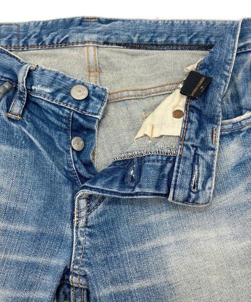 Hysteric Glamour（ヒステリックグラマー）Hysteric Glamour (ヒステリックグラマー) ダメージスタッズデニムパンツ インディゴ サイズ:Sの古着・服飾アイテム