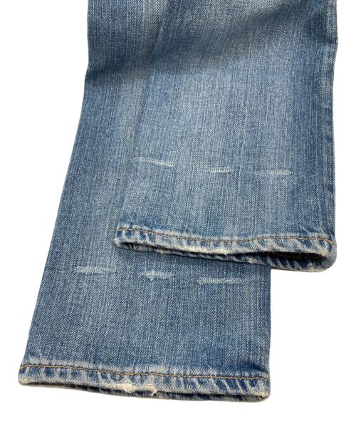 Hysteric Glamour（ヒステリックグラマー）Hysteric Glamour (ヒステリックグラマー) ダメージスタッズデニムパンツ インディゴ サイズ:Sの古着・服飾アイテム