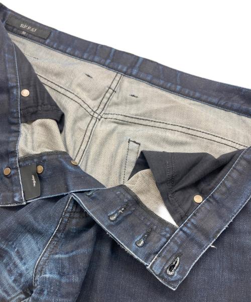 GUCCI（グッチ）GUCCI (グッチ) ストレートデニムパンツ インディゴ サイズ:SIZE 50の古着・服飾アイテム