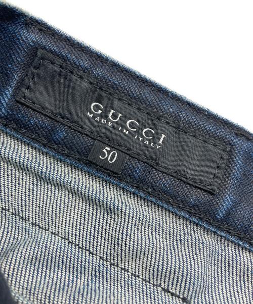 GUCCI（グッチ）GUCCI (グッチ) ストレートデニムパンツ インディゴ サイズ:SIZE 50の古着・服飾アイテム
