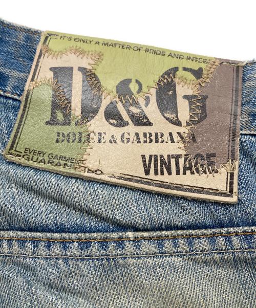 D&G（ディーアンドジー）D&G (ディーアンドジー) ダメージ加工デニムパンツ インディゴ サイズ:SIZE 32の古着・服飾アイテム