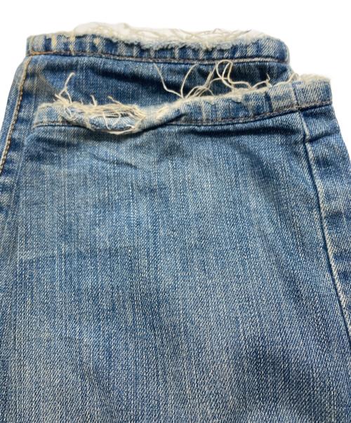 D&G（ディーアンドジー）D&G (ディーアンドジー) ダメージ加工デニムパンツ インディゴ サイズ:SIZE 32の古着・服飾アイテム