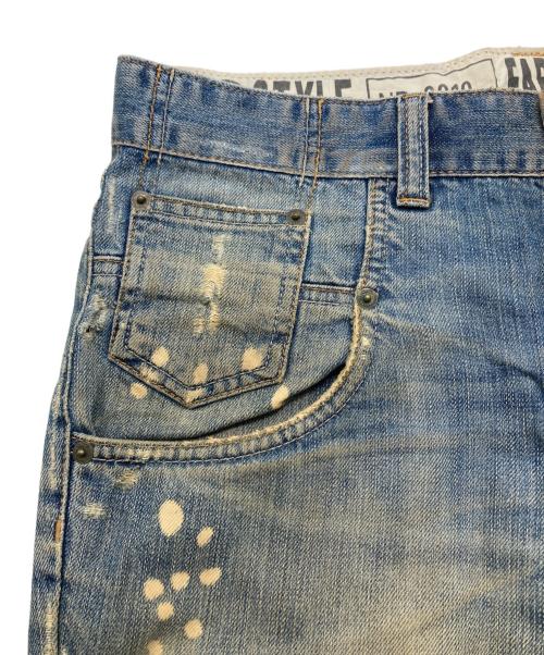 D&G（ディーアンドジー）D&G (ディーアンドジー) ダメージ加工デニムパンツ インディゴ サイズ:SIZE 32の古着・服飾アイテム