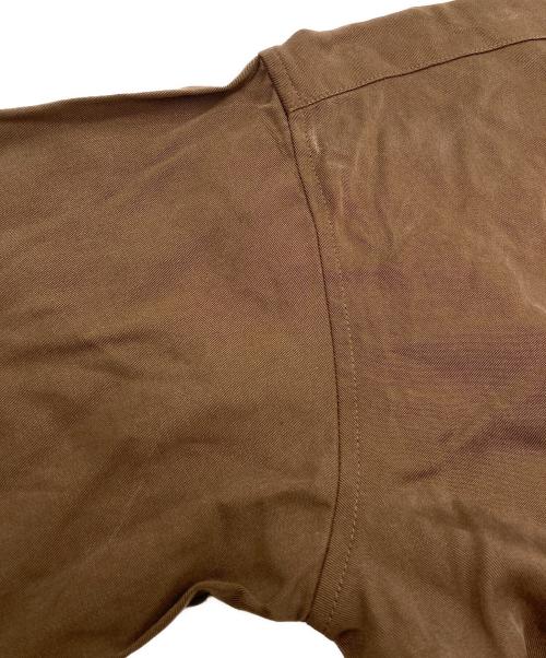 KAGURE（カグレ）KAGURE (カグレ) レーヨンワイドシャツ ブラウン サイズ:size Freeの古着・服飾アイテム