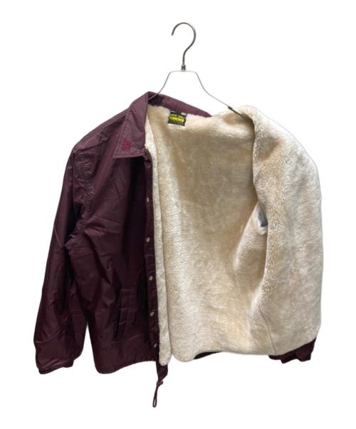 PORK CHOP（ポークチョップ）PORK CHOP (ポークチョップ) 裏ボアコーチジャケット ボルドー サイズ:Lの古着・服飾アイテム