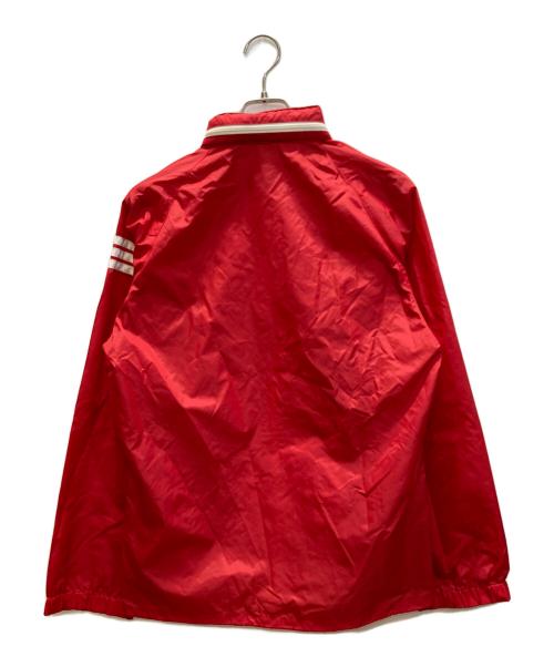 adidas（アディダス）adidas (アディダス) ナイロンジャケット レッド サイズ:Lの古着・服飾アイテム