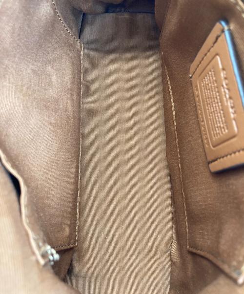 COACH（コーチ）COACH (コーチ) シグネチャーハンドバッグ ブラウンの古着・服飾アイテム