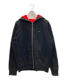 SUPREME（シュプリーム）の古着「SMALL BOX LOGO ZIP UP HOODIE」｜ブラック
