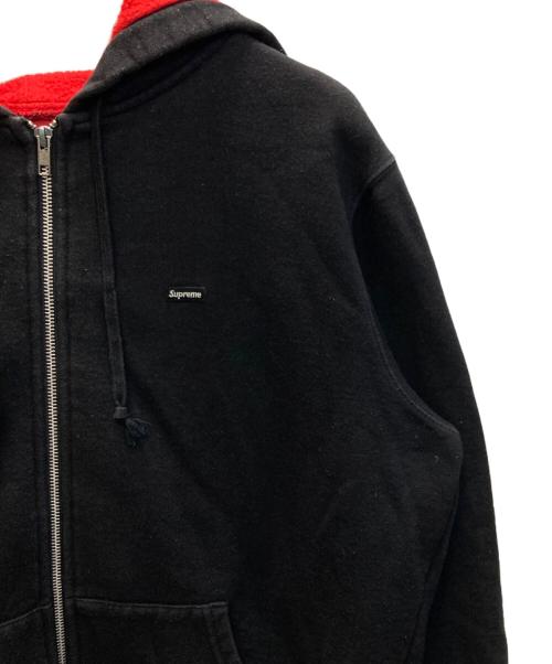 SUPREME（シュプリーム）Supreme (シュプリーム) SMALL BOX LOGO ZIP UP HOODIE ブラック サイズ:Mの古着・服飾アイテム