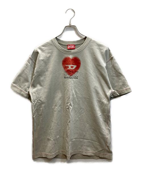 DIESEL（ディーゼル）DIESEL (ディーゼル) T-BUXT-N4 Tシャツ ベージュ サイズ:SIZE Mの古着・服飾アイテム
