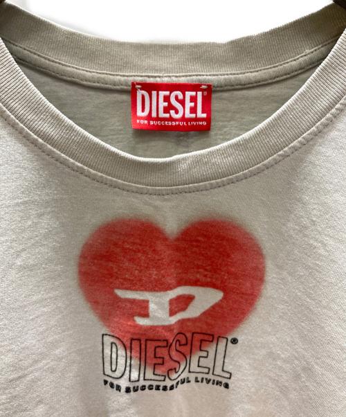 DIESEL（ディーゼル）DIESEL (ディーゼル) T-BUXT-N4 Tシャツ ベージュ サイズ:SIZE Mの古着・服飾アイテム