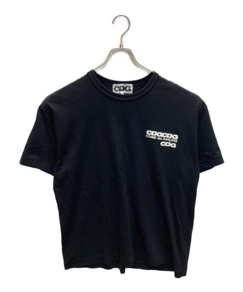 CDG（シーディージー）CDG (シーディージー) プリントTシャツ ブラック サイズ:Sの古着・服飾アイテム