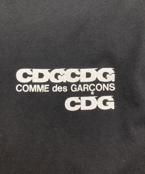 CDG（シーディージー）CDG (シーディージー) プリントTシャツ ブラック サイズ:Sの古着・服飾アイテム