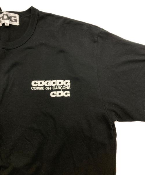 CDG（シーディージー）CDG (シーディージー) プリントTシャツ ブラック サイズ:Sの古着・服飾アイテム