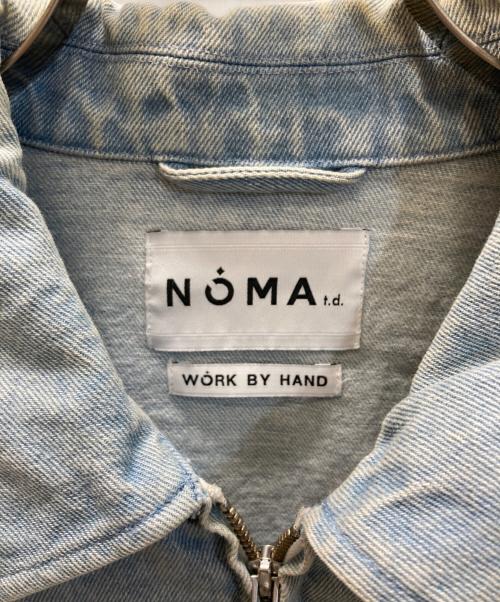 NOMA t.d.（ノーマティーディー）NOMA t.d. (ノーマティーディー) 刺繍デニムブルゾン ブルー サイズ:SIZE 3の古着・服飾アイテム