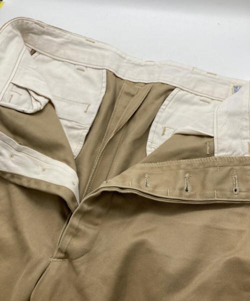 orSlow（オアスロウ）orSlow (オアスロウ) Vintage Fit Army Trousers チノトラウザー ベージュ サイズ:SIZE Sの古着・服飾アイテム