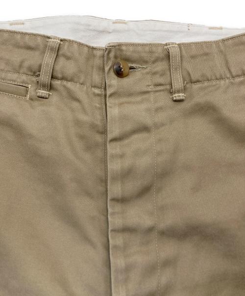 orSlow（オアスロウ）orSlow (オアスロウ) Vintage Fit Army Trousers チノトラウザー ベージュ サイズ:SIZE Sの古着・服飾アイテム