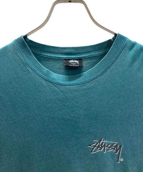 stussy（ステューシー）stussy (ステューシー) プリントTシャツ グリーン サイズ:Sの古着・服飾アイテム