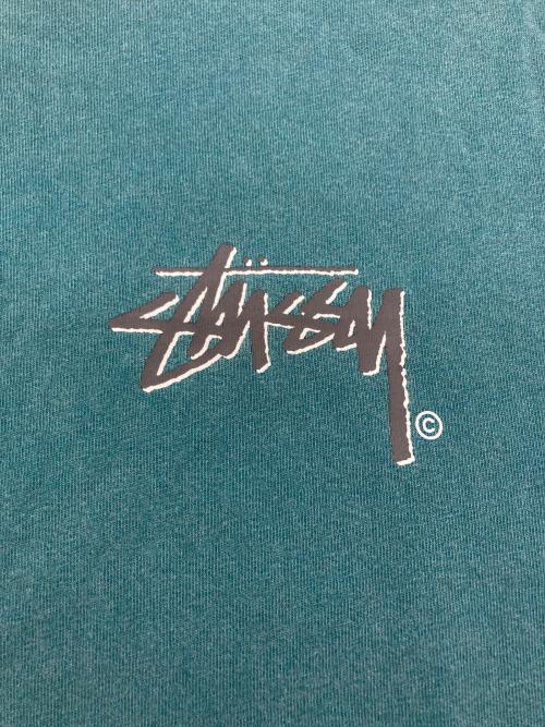 stussy（ステューシー）stussy (ステューシー) プリントTシャツ グリーン サイズ:Sの古着・服飾アイテム