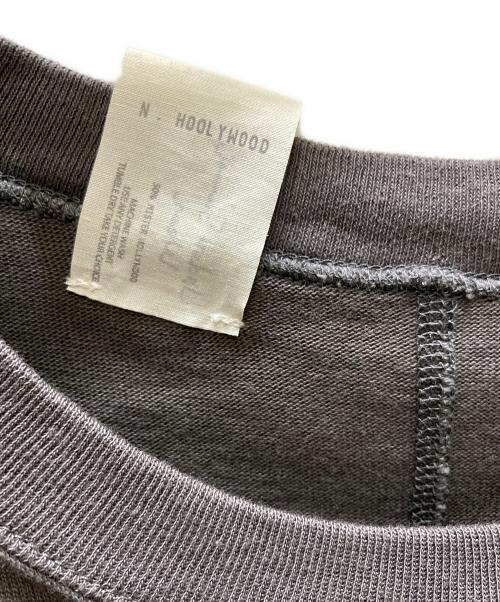 N.HOOLYWOOD（エヌ ハリウッド）N.HOOLYWOOD (エヌ ハリウッド) USW CREW NECK Tシャツ グレー サイズ:40の古着・服飾アイテム