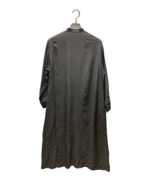 KAGURE（カグレ）kagure (カグレ) キュプラコットンシャツワンピース グレー サイズ:SIZE 0の古着・服飾アイテム