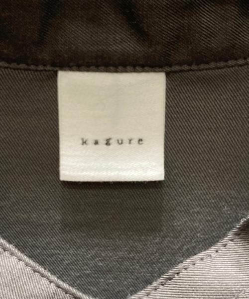 KAGURE（カグレ）kagure (カグレ) キュプラコットンシャツワンピース グレー サイズ:SIZE 0の古着・服飾アイテム