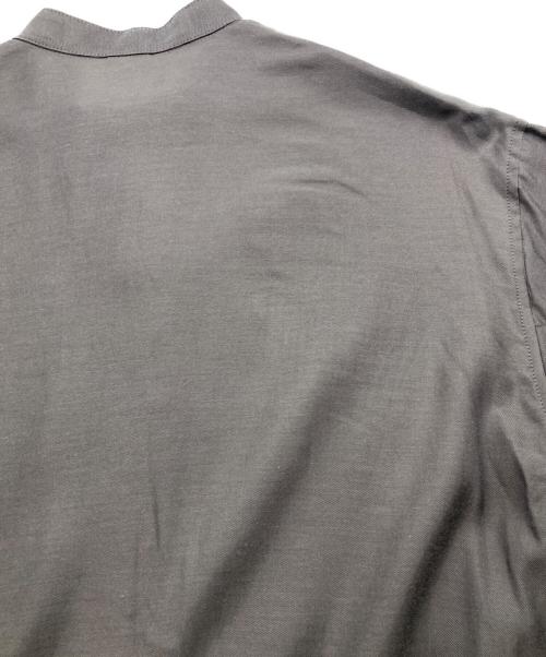KAGURE（カグレ）kagure (カグレ) キュプラコットンシャツワンピース グレー サイズ:SIZE 0の古着・服飾アイテム