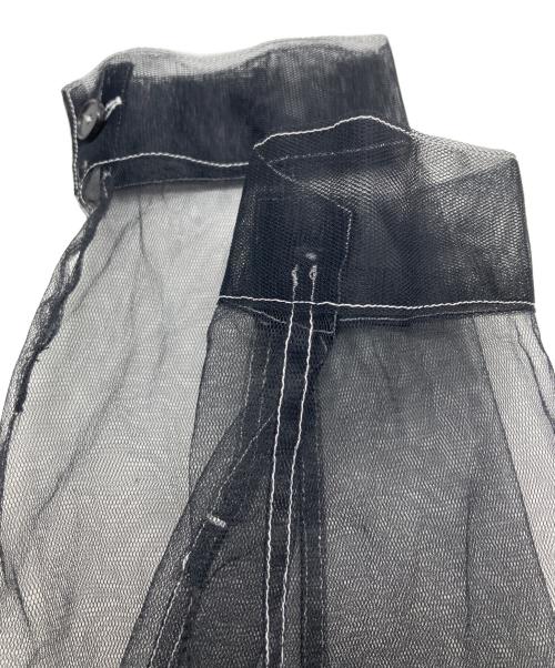 JOHN MASON SMITH（ジョンメイソンスミス）JOHN MASON SMITH (ジョンメイソンスミス) NYLON TULLE TRUCKER JACKET ブラック サイズ:SIZE Sの古着・服飾アイテム