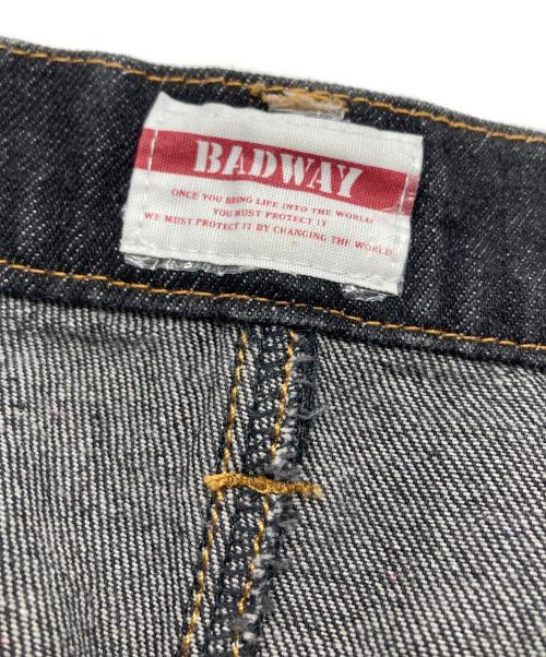 BADWAY（バッドウェイ）BADWAY (バッドウェイ) Wave Classic denim pants デニムパンツ インディゴ サイズ:SIZE Lの古着・服飾アイテム