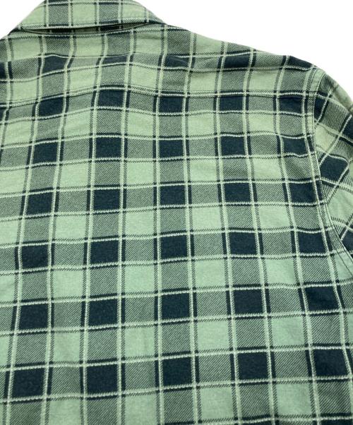 RRL（ダブルアールエル）RRL (ダブルアールエル) プリネルワークシャツ グリーン サイズ:SIZE Mの古着・服飾アイテム